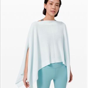 ‘Almost Blue’ lululemon poncho (OBO)